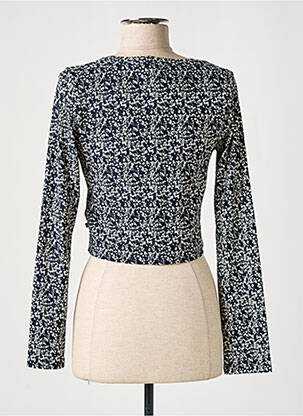 Veste casual col rond bleu LE TEMPS DES CERISES fille