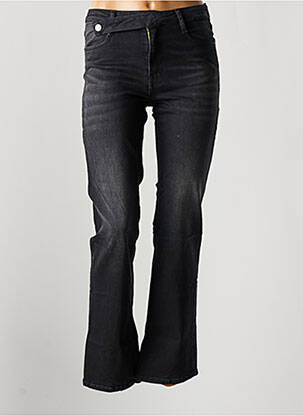 Jeans bootcut noir LE TEMPS DES CERISES pour fille