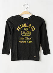 T-shirt noir PETROL INDUSTRIES pour garçon seconde vue