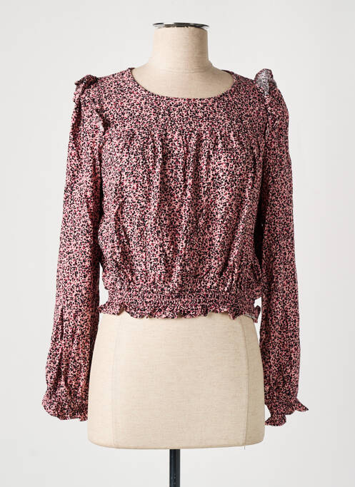 Blouse manches longues manches longues rose LE TEMPS DES CERISES fille