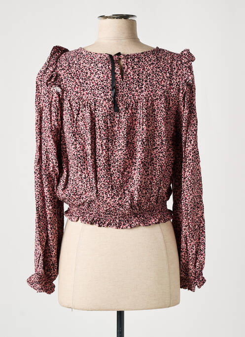 Blouse manches longues manches longues rose LE TEMPS DES CERISES fille