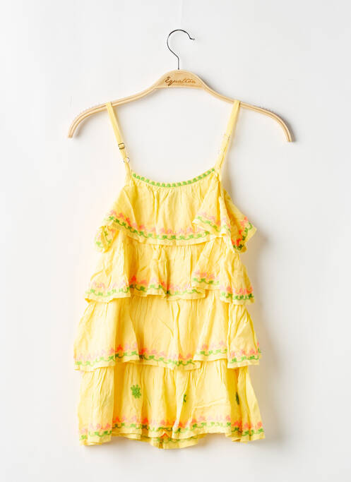 Tunique manches longues jaune KIWI fille