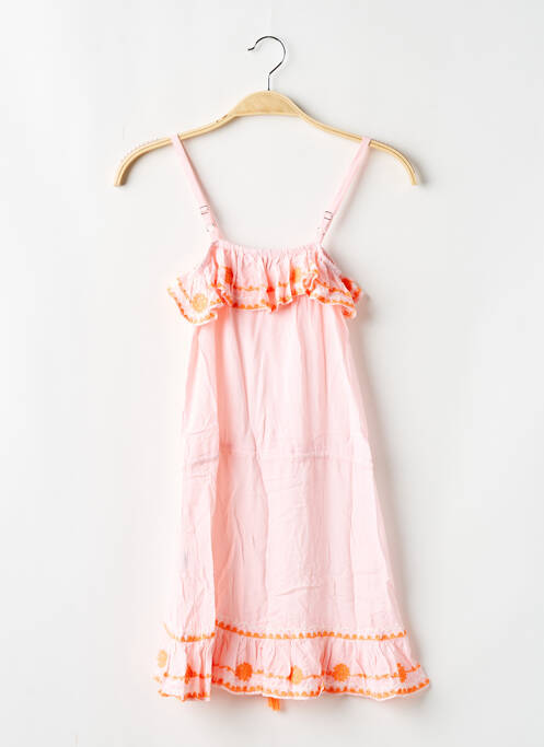 Tunique manches longues rose KIWI pour fille