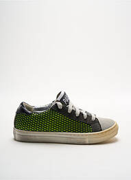 Baskets nubuck bout rond vert P448 unisexe