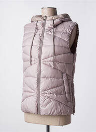 Doudoune poches a capuche marron ESPRIT femme