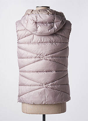 Doudoune poches a capuche marron ESPRIT femme