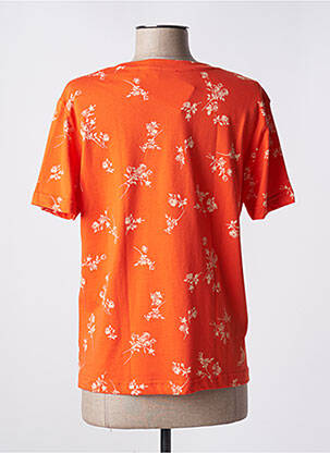 T-shirt sérigraphie manches courtes orange ESPRIT femme