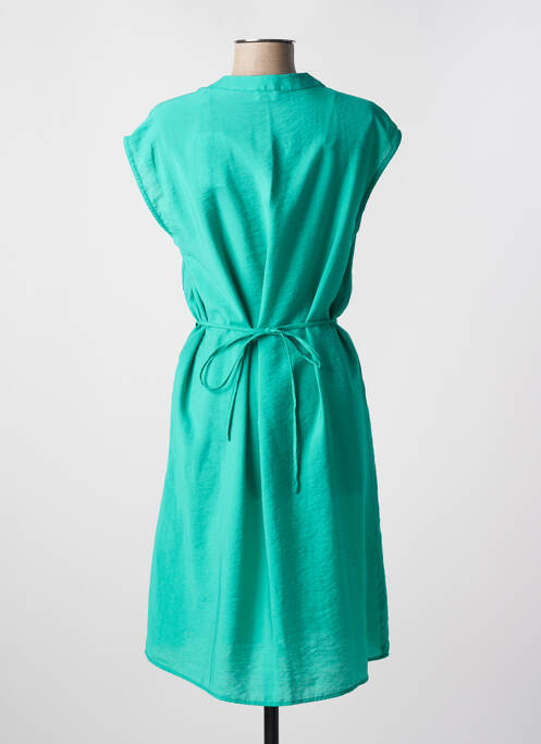 Robe mi-longue vert C'EST BEAU LA VIE pour femme