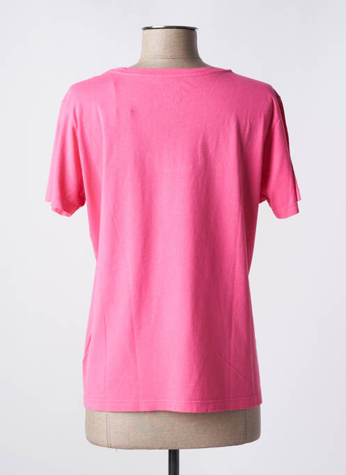 T-shirt rose HAPPY pour femme