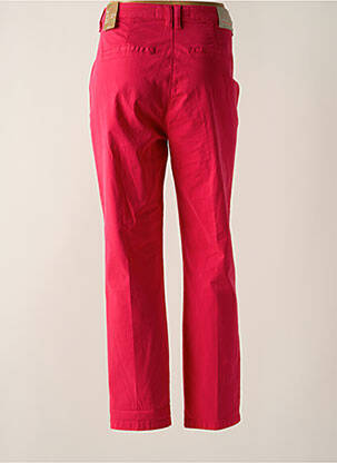 Pantalon chino tissage popeline taille normale rose CECIL femme