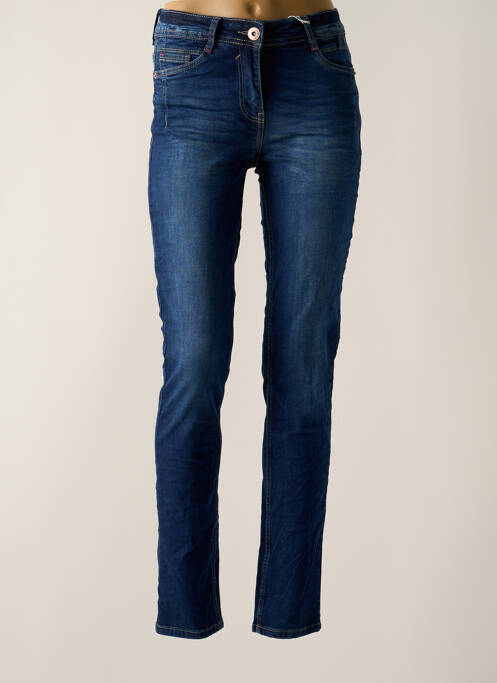 Jeans coupe slim bleu CECIL pour femme