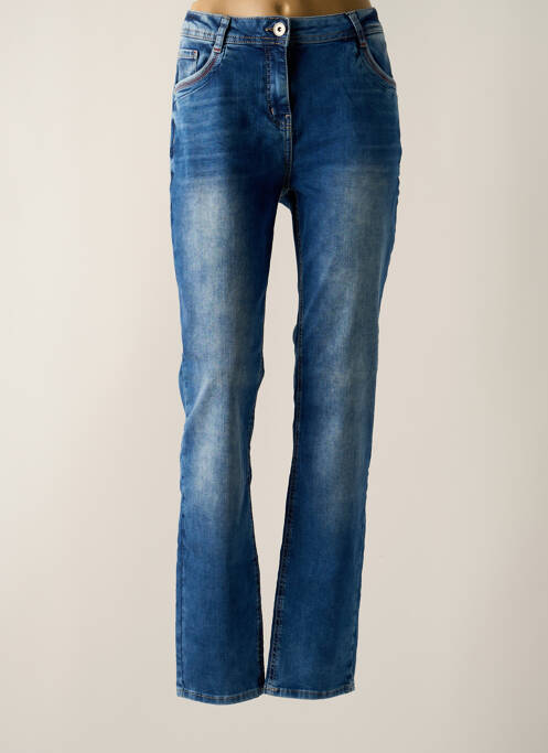 Jeans coupe slim bleu CECIL pour femme