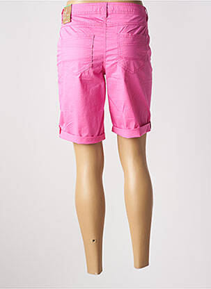 Bermuda taille basse taille basse rose CECIL femme