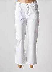 Pantalon 7/8 blanc HAPPY pour femme seconde vue