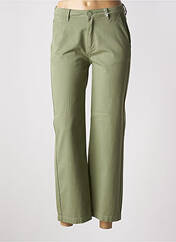 Pantalon 7/8 vert HAPPY pour femme seconde vue