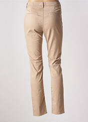 Pantalon chino beige fonce HAPPY pour femme seconde vue