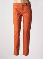 Pantalon chino orange HAPPY pour femme seconde vue