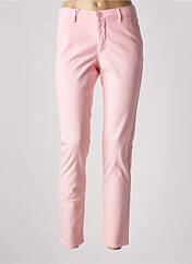 Pantalon chino rose HAPPY pour femme seconde vue