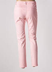 Pantalon chino rose HAPPY pour femme seconde vue