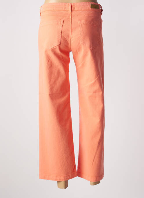 Jeans coupe large orange HAPPY pour femme