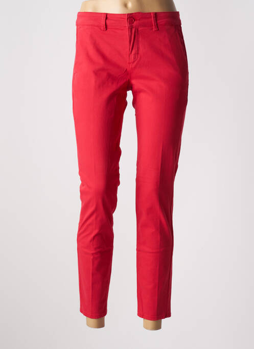 Pantalon 7/8 rouge HAPPY pour femme