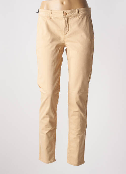 Pantalon chino beige HAPPY pour femme