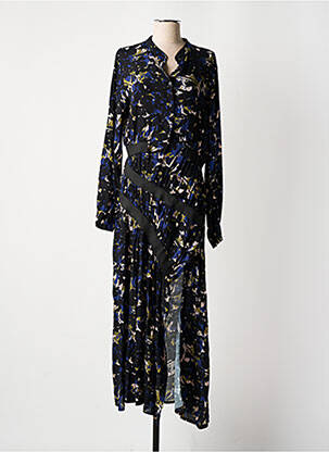 Robe longue manches longues manches longues noir DEUX. BY ELINE DE MUNCK femme