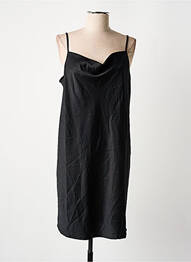 Robe mi-longue coupe fluide fines bretelles noir ONLY femme