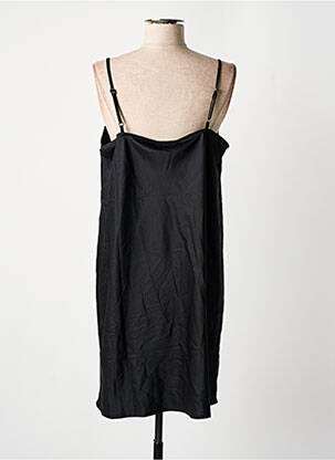 Robe mi-longue coupe fluide fines bretelles noir ONLY femme