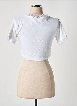 T-shirt stretch manches courtes blanc DAISY STREET femme