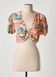 Top manches courtes manches courtes orange GOLD & SILVER femme