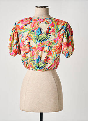 Top manches courtes manches courtes orange GOLD & SILVER femme