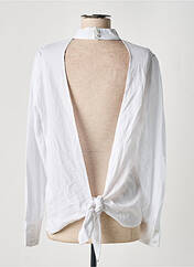 Blouse blanc DEUX. BY ELINE DE MUNCK pour femme seconde vue