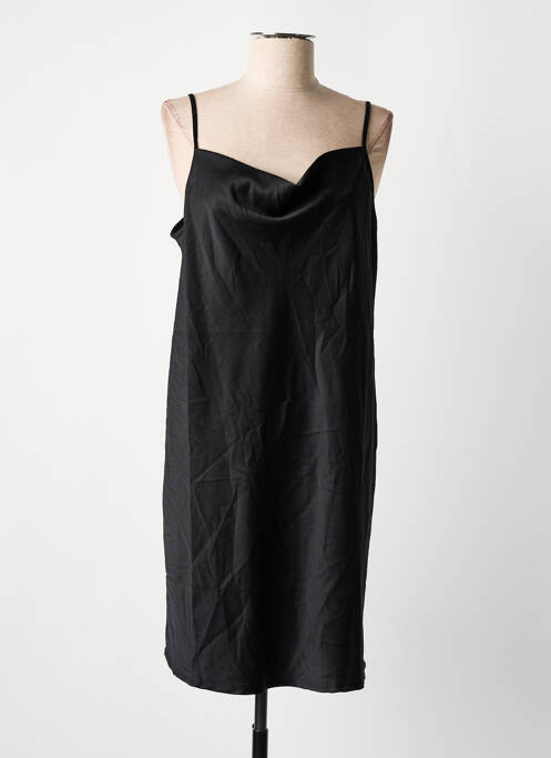 Robe mi-longue coupe fluide fines bretelles noir ONLY femme