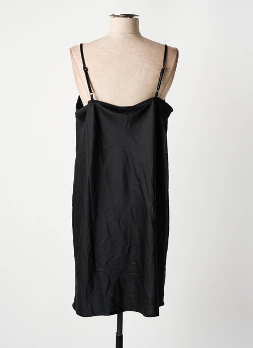 Robe mi-longue coupe fluide fines bretelles noir ONLY femme