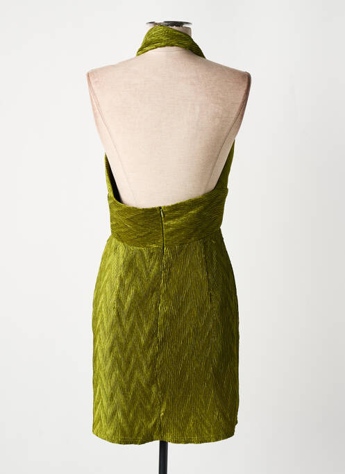 Robe mi-longue vert OLGA LEYERS pour femme