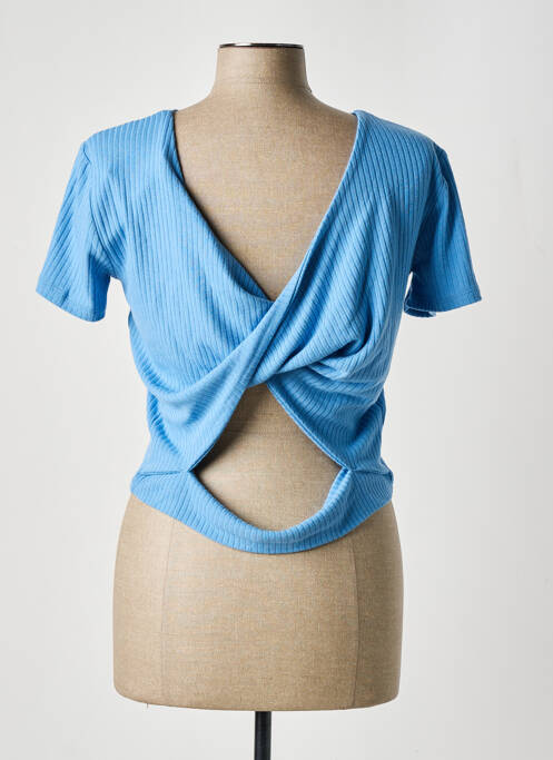 T-shirt bleu MANGO pour femme