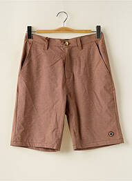 Bermuda stretch taille normale marron LE FABULEUX MARCEL DE BRUXELLES homme