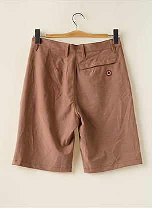 Bermuda stretch taille normale marron LE FABULEUX MARCEL DE BRUXELLES homme