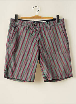 Bermuda stretch taille normale gris BRUCE & BUTLER  homme