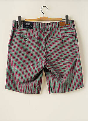 Bermuda stretch taille normale gris BRUCE & BUTLER  homme