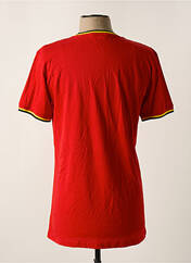 T-shirt rouge BELGIUM pour homme seconde vue