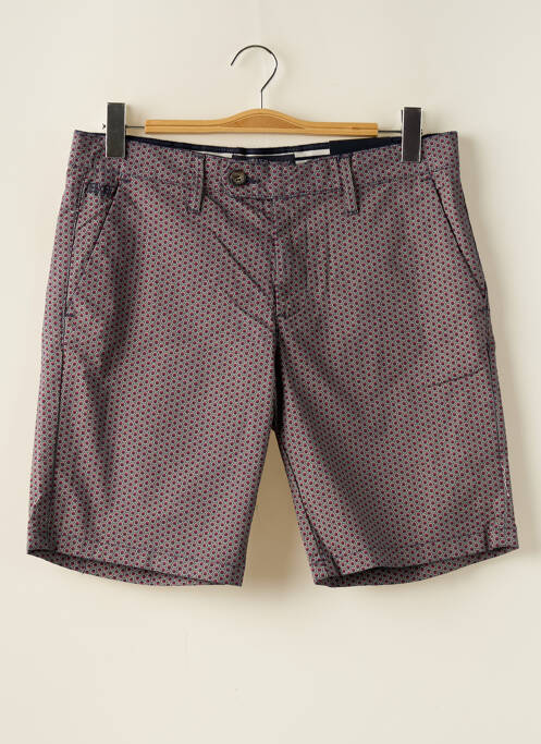 Bermuda stretch taille normale gris BRUCE & BUTLER  homme