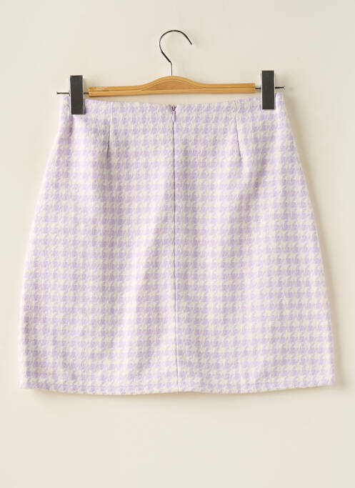 Jupe courte violet NOISY MAY pour femme