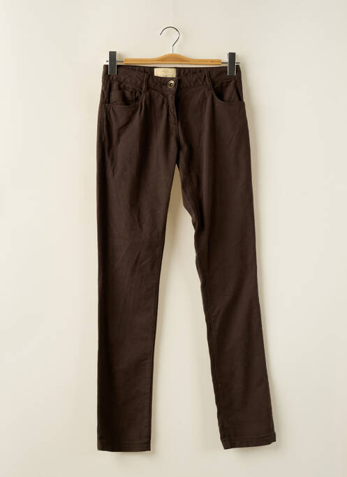 Pantalon droit marron MARQUISE pour fille