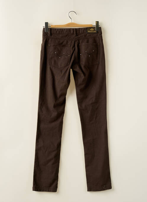 Pantalon droit marron MARQUISE pour fille