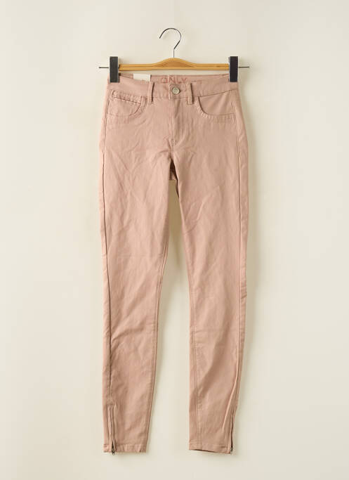 Pantalon slim rose ONLY pour femme