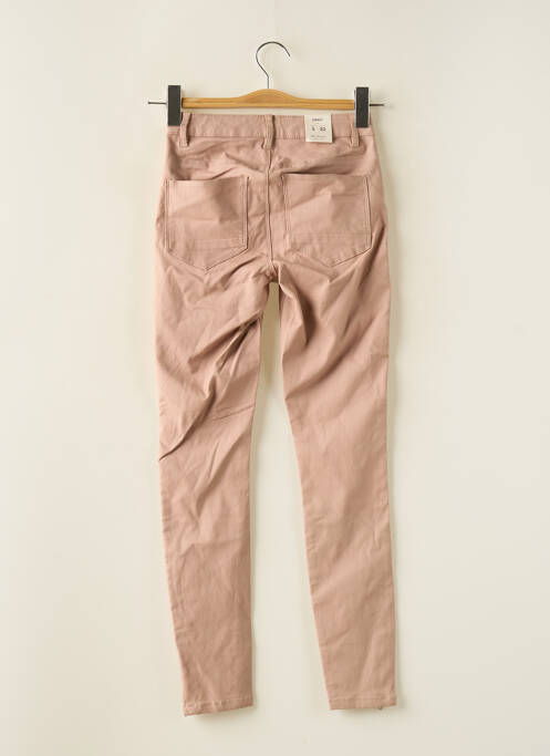 Pantalon slim rose ONLY pour femme