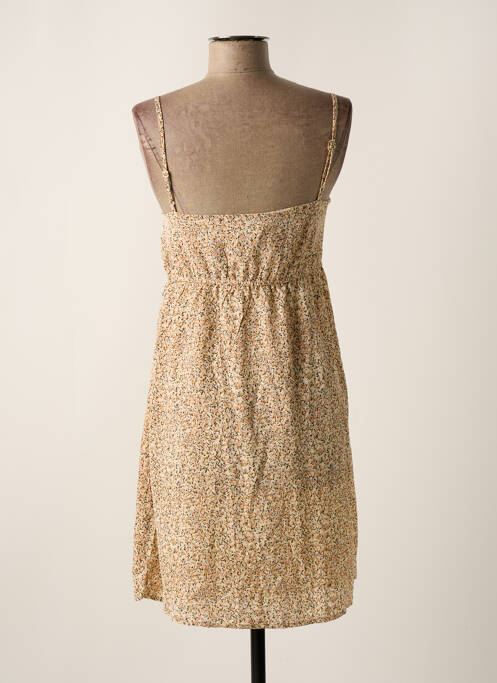 Robe courte beige CEMI pour femme