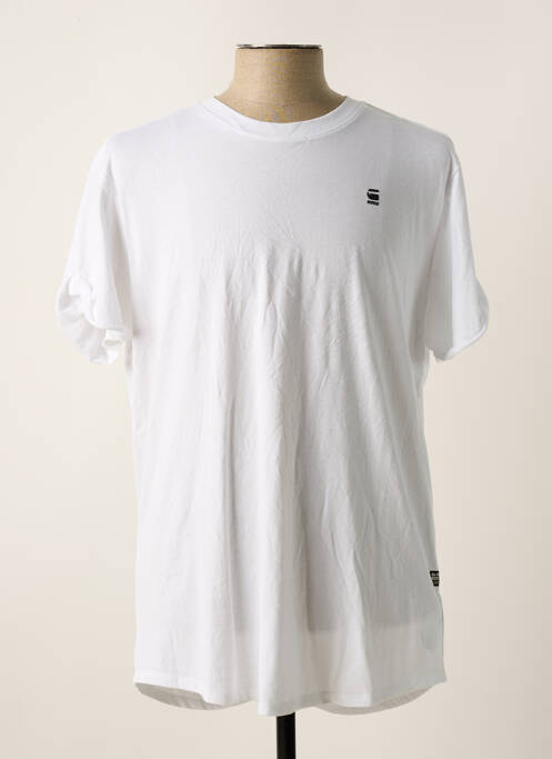 T-shirt blanc G STAR pour homme